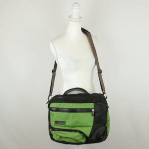 REI Unisex Adult Green & Black Soft Sided Crossbody Messenger Bag